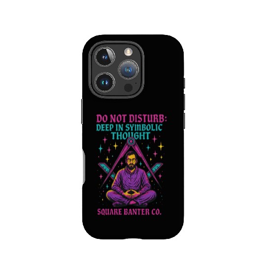 Do Not Disturb: Deep in Symbolic Thought IPhone Cases