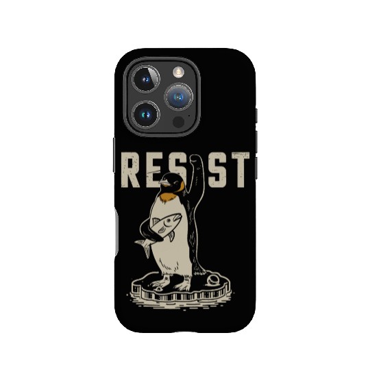 Funny Protest Against Tariffs Resist Penguin IPhone Cases