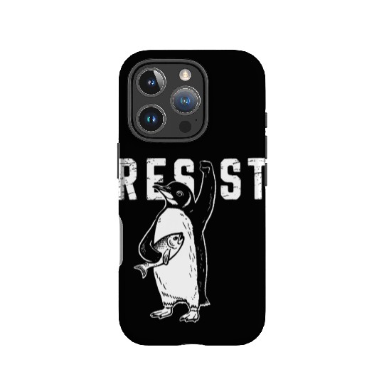 Funny Protest Against Tariffs Resist Penguin IPhone Cases