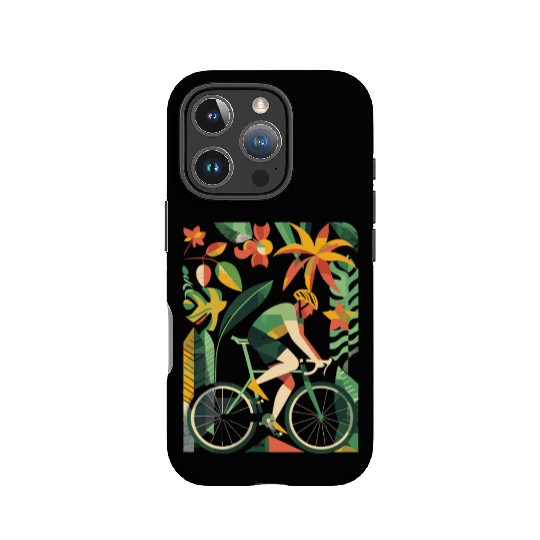 Cycling Boy Comic Look IPhone Cases
