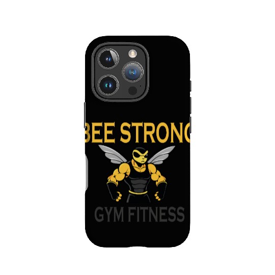 BEE STRONG GYM FITNESS IPhone Cases
