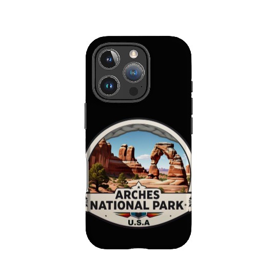 Arches National Park USA Logo IPhone Cases