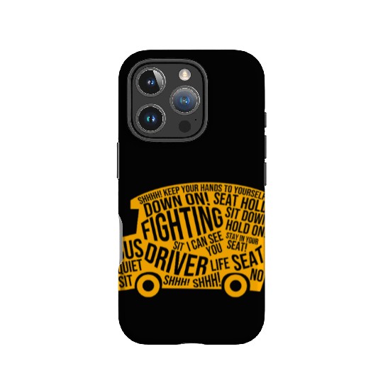School Bus Driver Funny Yellow Bus IPhone Cases