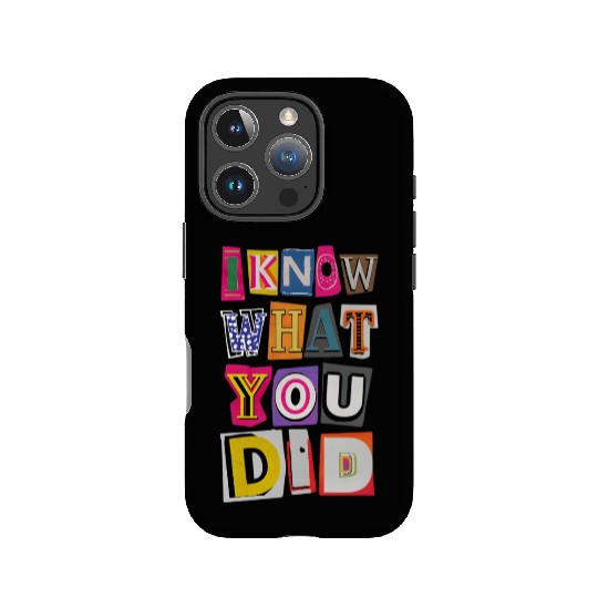 Ransom Note Style Funny Graphic IPhone Cases