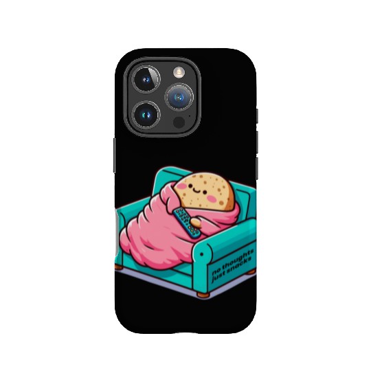 no thoughts just snacks IPhone Cases