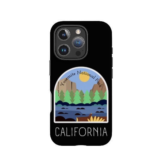 Retro Yosemite National Park California IPhone Cases