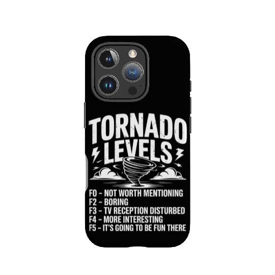 Tornado Levels Meteorology Storm Chasing IPhone Cases