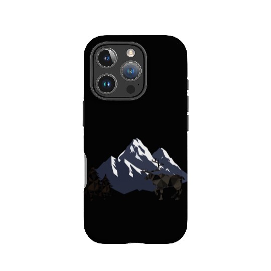 Geometric Wilderness — Crystal Deer IPhone Cases