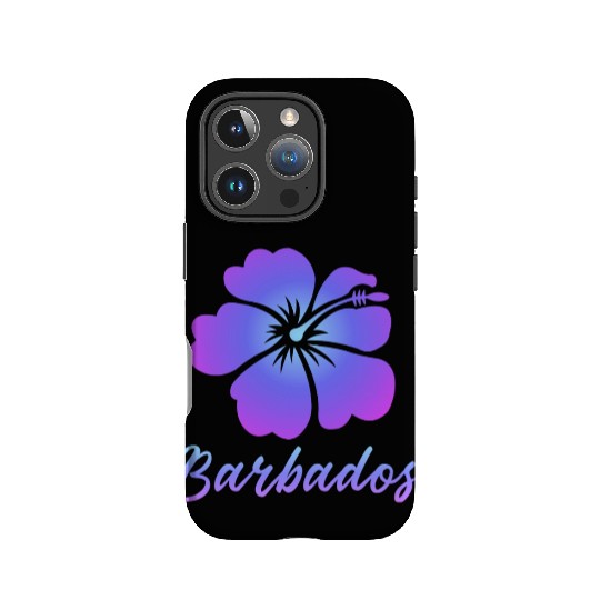 Barbados Hibiscus IPhone Cases