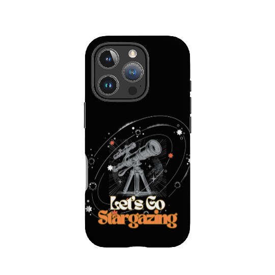 Let’s Go Stargazing – Vintage Telescope Night Sky IPhone Cases
