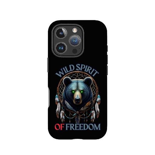 2"WILD SPIRIT OF FREEDOM" IPhone Cases