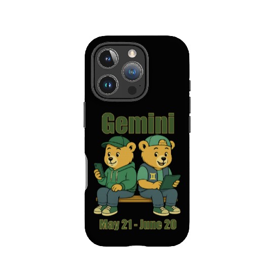 Gemini Bear IPhone Cases