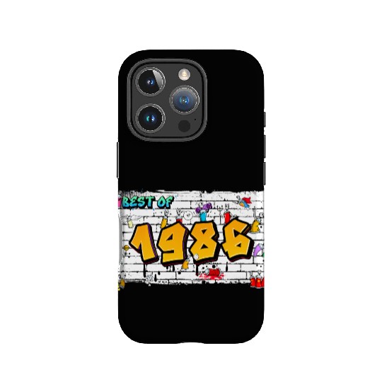 Best of 1986 Graffiti – 39 Years of Urban Attitude IPhone Cases