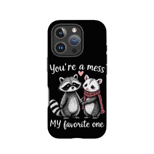 Feral Design Love Couple Possum Opossum Raccoon IPhone Cases