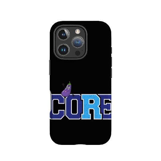 Core and eggplant IPhone Cases