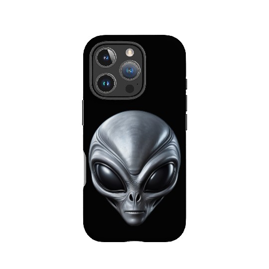 Small Grey Alien Extraterrestrial ET Being IPhone Cases