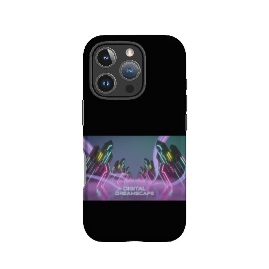 a vibrant digital painting showc IPhone Cases