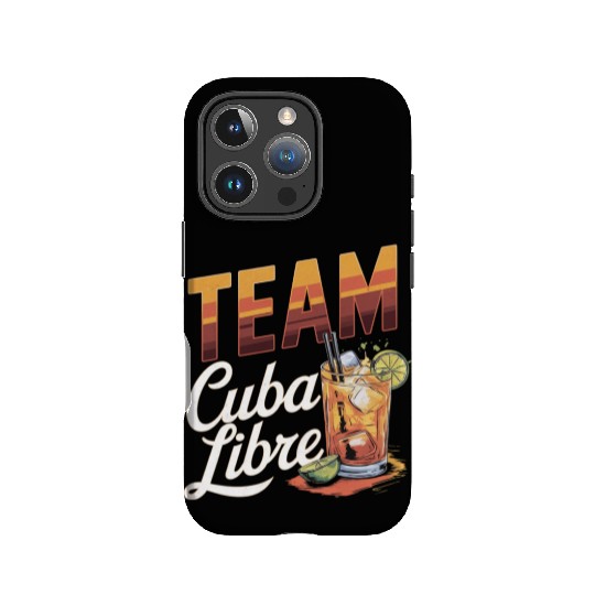 Cocktail Bartender Team Cuba Libre IPhone Cases