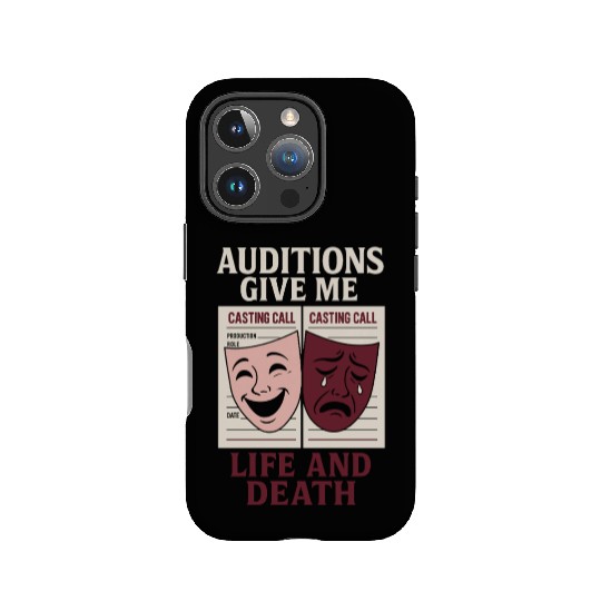 Theater Kid Drama Club Musical Theater Nerd Stage IPhone Cases