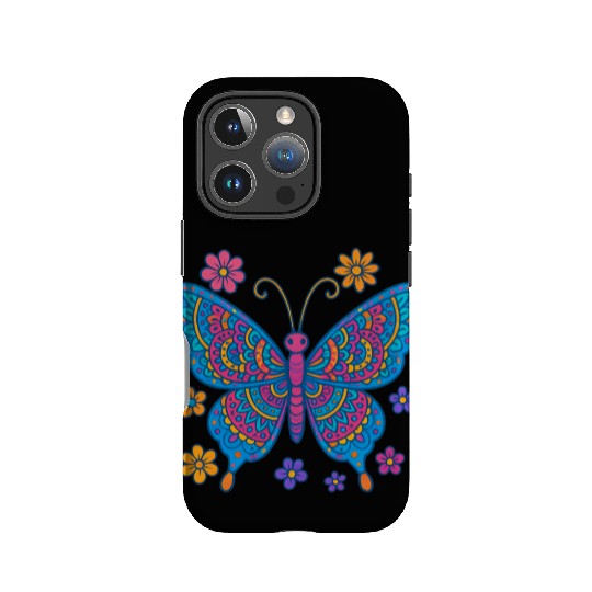 Mandala Butterfly – Colorful Boho Style for Girls IPhone Cases