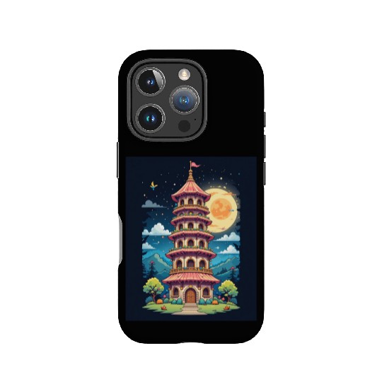 Twilight Temple Glow IPhone Cases