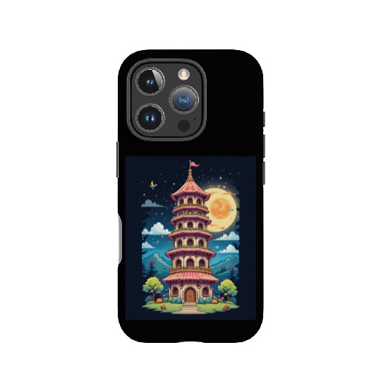 Twilight Temple Glow IPhone Cases