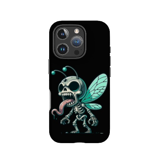 Insect Skeleton Mutant – Tongue-Out Creepy Bug IPhone Cases