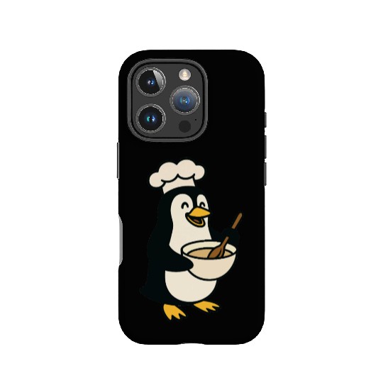 Adorable Cooking Penguin Chef IPhone Cases