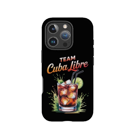 Cocktail Bartender Team Cuba Libre IPhone Cases