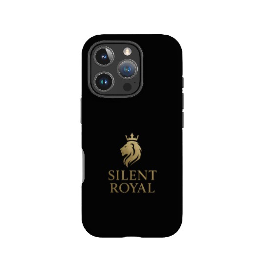 SILENT ROYAL – Minimal Luxury Streetwear Design IPhone Cases