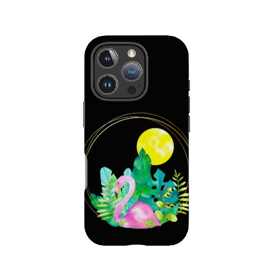 summer vibes with flamingo IPhone Cases