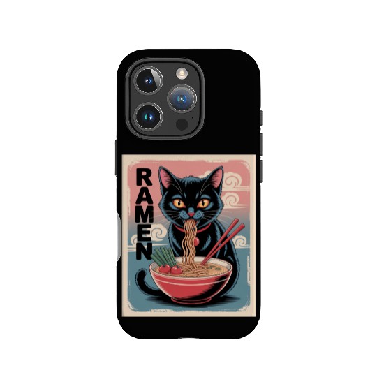 Ramen Cat Japanese Style IPhone Cases