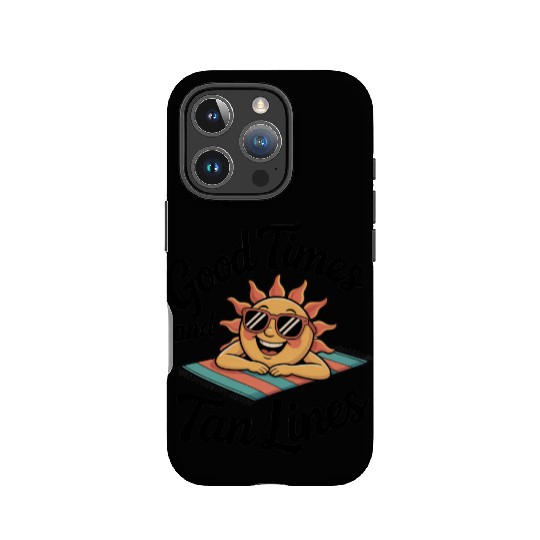 Sunshine Sunset Tan Lines Artwork IPhone Cases