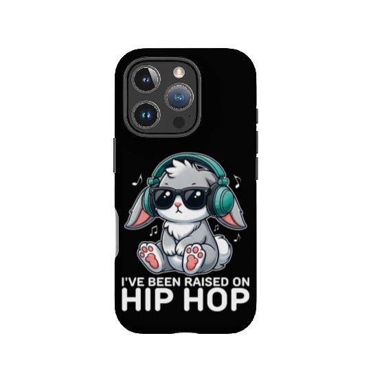 I've Been Raised on Hip Hop Bunny Funny Cute IPhone Cases