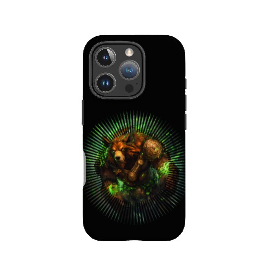 Natural Guard With Green Aura IPhone Cases