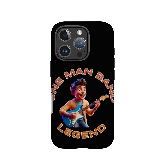 One Man Band Legend (Guitar lover) IPhone Cases