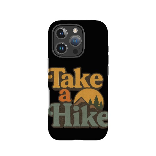 Take A Hike Retro Mountain IPhone Cases