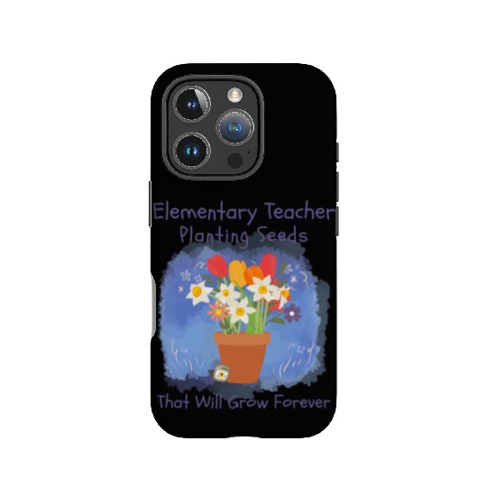 Elementary Teacher Planting Seeds That Will Grow IPhone Cases