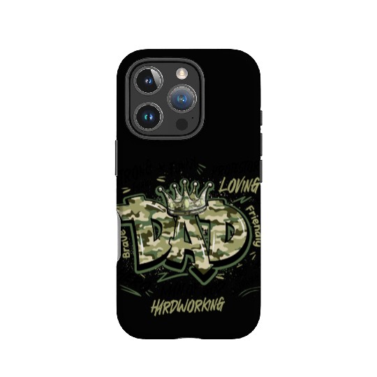 Camo Dad Design IPhone Cases