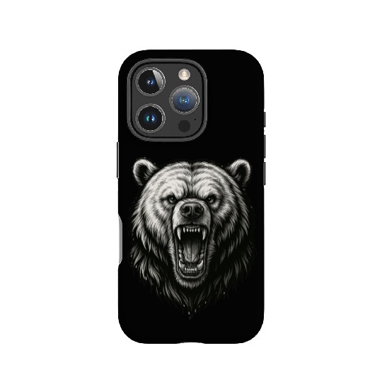 Fierce Roaring Bear Head IPhone Cases – Bold Wilderness