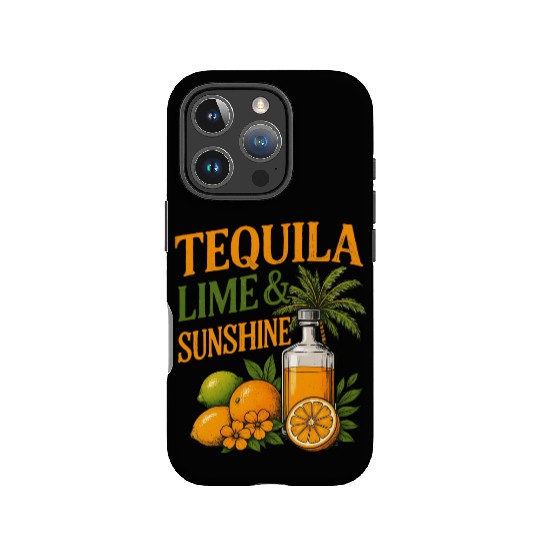 Summer Vacation Tequila Lime Sunshine IPhone Cases
