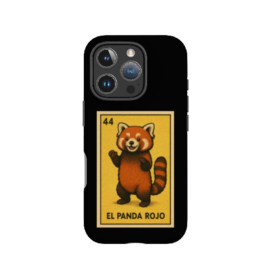 EL PANDA ROJO - THE RED PANDA - LA LOTERÍA IPhone Cases