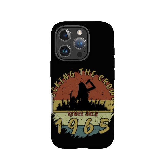 60th Birthday Rocking The Crowd SNG 07/1965 IPhone Cases