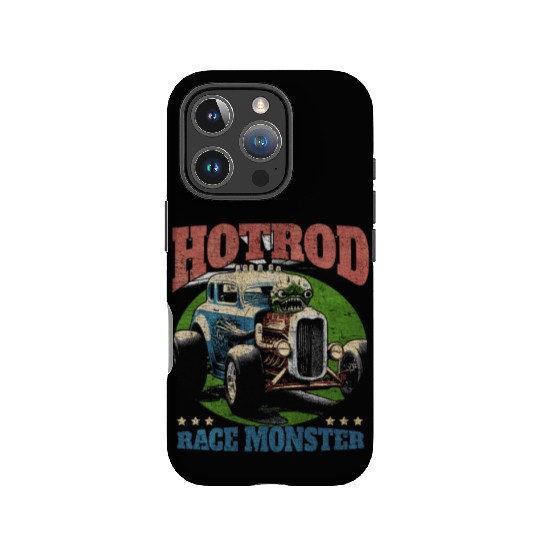 Hot Rod Monster Retro Race IPhone Cases
