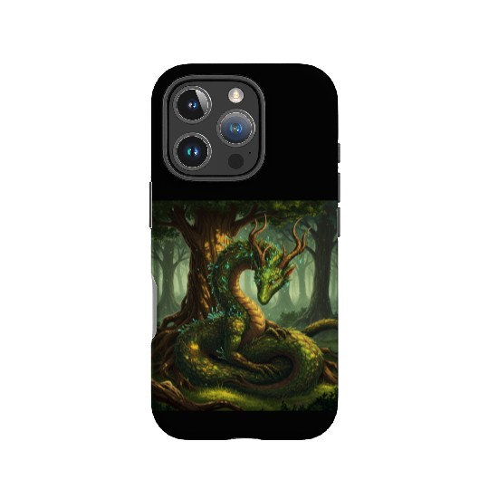 Enchanted Forest Serpent Design IPhone Cases