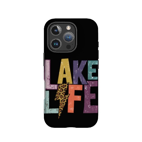 Lake Life bolt IPhone Cases