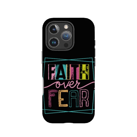 Christian Faith over Fear IPhone Cases