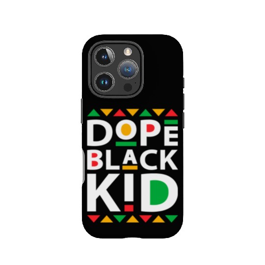 Dope black kid black history month IPhone Cases