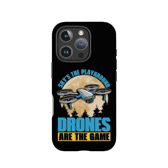 Drone Enthusiast Sky's The Playground Quadcopter IPhone Cases