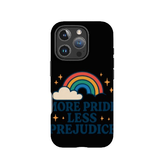 More Pride Less Prejudice Rainbow Pride Month LGBT IPhone Cases